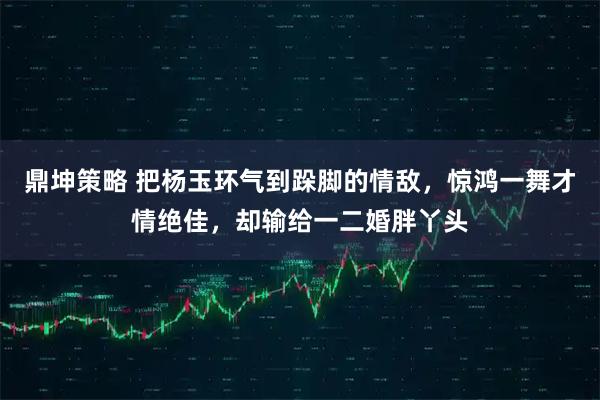 鼎坤策略 把杨玉环气到跺脚的情敌,惊鸿一舞才情绝佳,却输给一二婚胖丫头